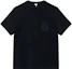 Order LOEWE FW24 Kaos Hitam Logo Bordir Warna Polos Leher Oval. H526Y22XBC-1100