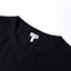 Sizing LOEWE FW24 Kaos Hitam Logo Bordir Warna Polos Leher Oval. H526Y22XBC-1100