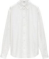 LOEWE FW24 White Long Sleeve Shirt with Embroidered Logo. H526Y05X71-2100 LOEWE FW24 White Long Sleeve Shirt with Embroidered Logo. H526Y05X71-2100