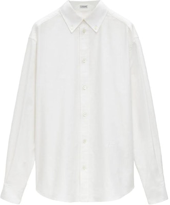 LOEWE FW24 白色長袖襯衫 刺繡標誌款式 H526Y05X71-2100 Buy LOEWE FW24 白色長袖襯衫 刺繡標誌款式 H526Y05X71-2100