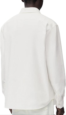 LOEWE FW24 白色長袖襯衫 刺繡標誌款式 H526Y05X71-2100 Shop LOEWE FW24 白色長袖襯衫 刺繡標誌款式 H526Y05X71-2100