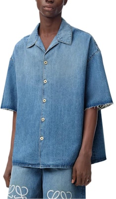 LOEWE FW25 男款Anagram牛仔短袖襯衫 H526Y1DW18-6395 Lookbook LOEWE FW25 男款Anagram牛仔短袖襯衫 H526Y1DW18-6395