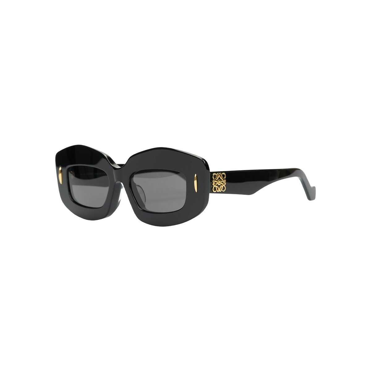 LOEWE Geometric Acetate Irregular Sunglasses Unisex Couple Style. LW40114F 圖 2