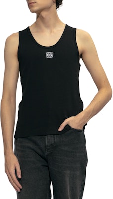 Camiseta Negra sin Mangas con Cuello Redondo y Estampado Gráfico de LOEWE. H526Y23X40-1100 Lookbook Camiseta Negra sin Mangas con Cuello Redondo y Estampado Gráfico de LOEWE. H526Y23X40-1100