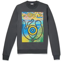 LOEWE Gray Eye Print Crewneck Long Sleeve Sweatshirt Gray H6299940PC-1720 LOEWE Gray Eye Print Crewneck Long Sleeve Sweatshirt Gray H6299940PC-1720