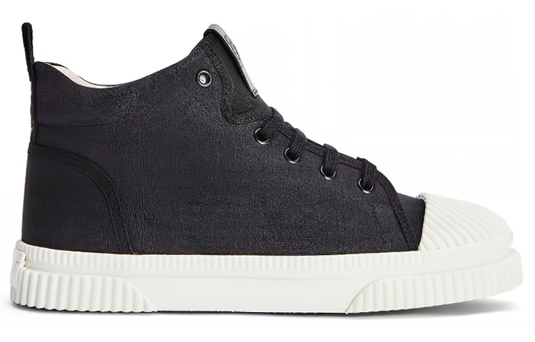 LOEWE High-Top Canvas 'Black and White' 圖 2