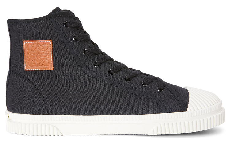 Order ロエベ　キャンバスハイカットスニーカー (黒) M616282X05-1100