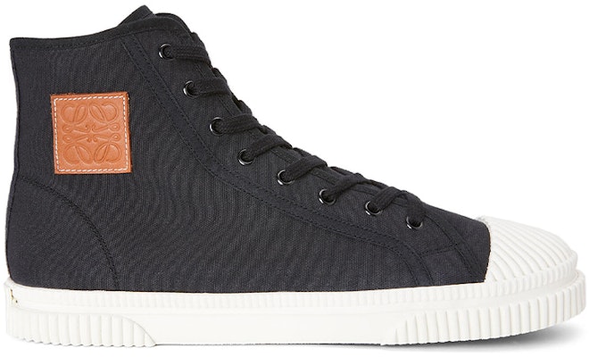 ロエベ キャンバスハイカットスニーカー (黒) M616282X05-1100 Order ロエベ キャンバスハイカットスニーカー (黒) M616282X05-1100