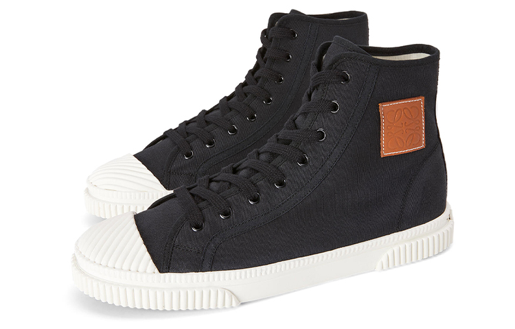 Lookbook ロエベ　キャンバスハイカットスニーカー (黒) M616282X05-1100