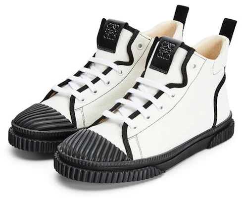LOEWE High-Top Canvas Sneaker 'White' M816282X13-1950 Lookbook LOEWE High-Top Canvas Sneaker 'White' M816282X13-1950