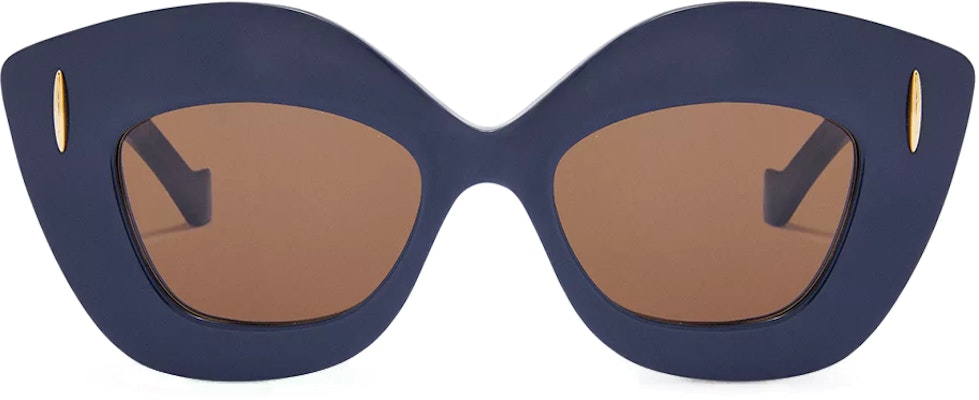 LOEWE 不规则醋酸板材标志墨镜 情侣款男女同款 - 蓝色。 G736SUNX025110 Lookbook LOEWE 不规则醋酸板材标志墨镜 情侣款男女同款 - 蓝色。 G736SUNX025110