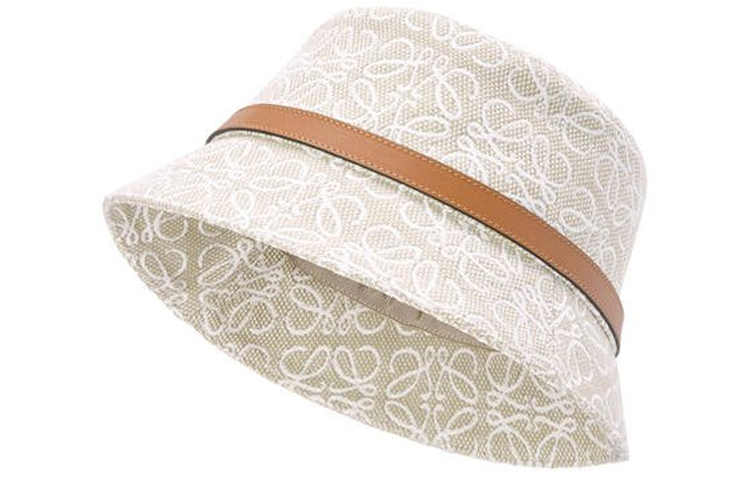 Lookbook LOEWE 棉麻混紡編織男女同款漁夫帽. K820HB1X05