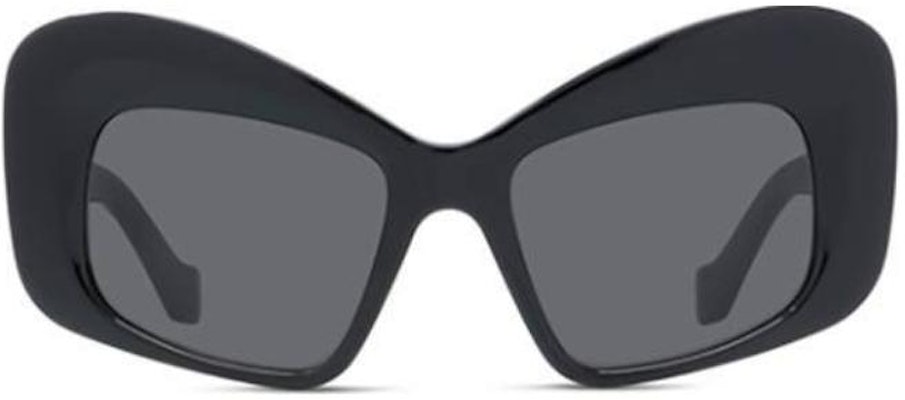 LOEWE 儿童黑色蝴蝶太阳镜配标志镜腿. LW40128I01A Shop LOEWE 儿童黑色蝴蝶太阳镜配标志镜腿. LW40128I01A