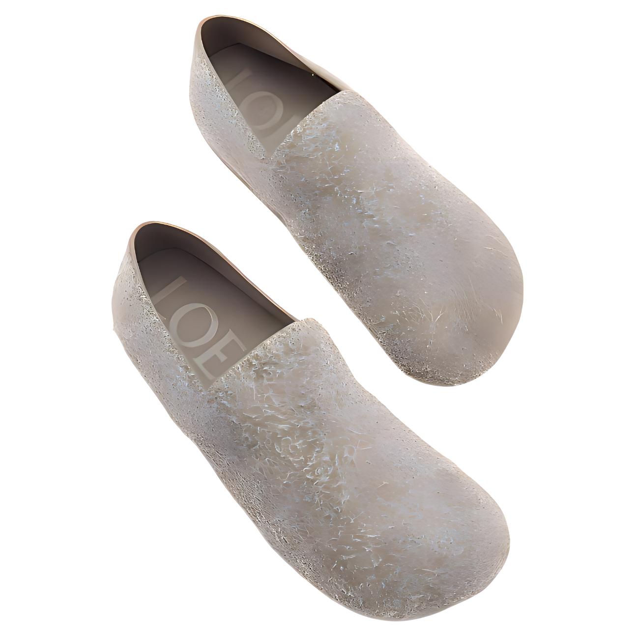 Shop LOEWE Lago 拖鞋 '卡其绿' M816V29X05-4160