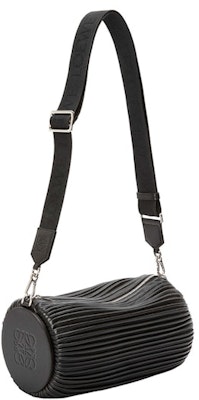 LOEWE Large Bracelet Pouch in Pleated Nappa Black Buy LOEWE Large Bracelet Pouch in Pleated Nappa Black