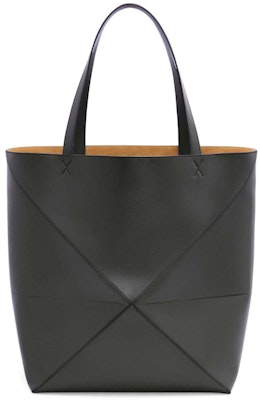Bolso Loewe Grande Puzzle Fold de Piel Brillante Negra Order Bolso Loewe Grande Puzzle Fold de Piel Brillante Negra