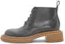 Buy LOEWE But Kulit Buku Lali 'Boots Hujung Kasar Hitam Bertali' M816285X69-1100