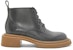 LOEWE But Kulit Buku Lali 'Boots Hujung Kasar Hitam Bertali' M816285X69-1100
