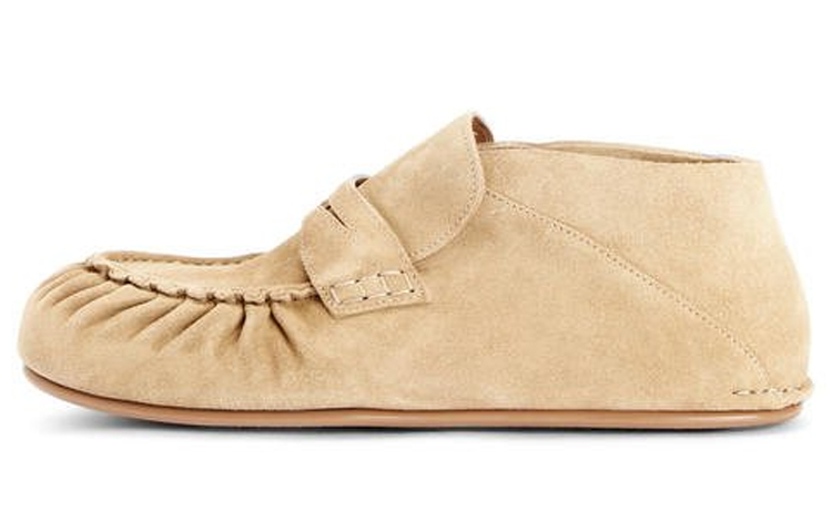 LOEWE Leather Flat Sneaker 'Gold'