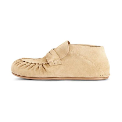 LOEWE Leather Flat Sneaker 'Gold'