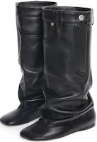 Lookbook Botas Altas de Cuero LOEWE Slip-On 'Negras' M816285X75-1100