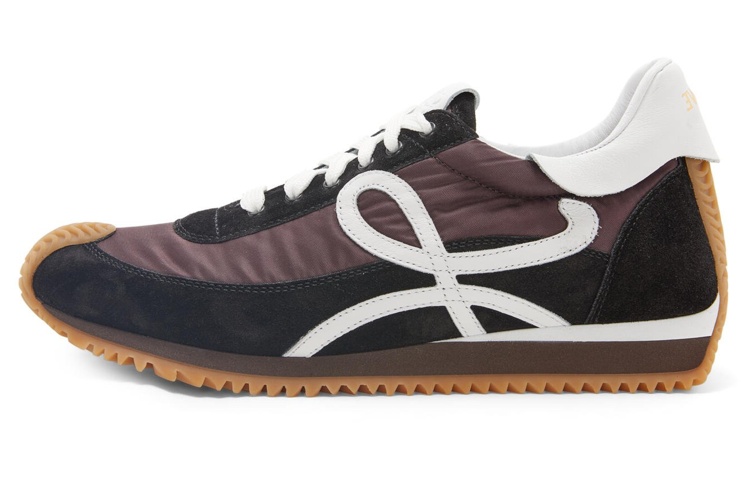 LOEWE Leather Nylon Low Top 'Black Fashion Strap' M816282XA1-6030