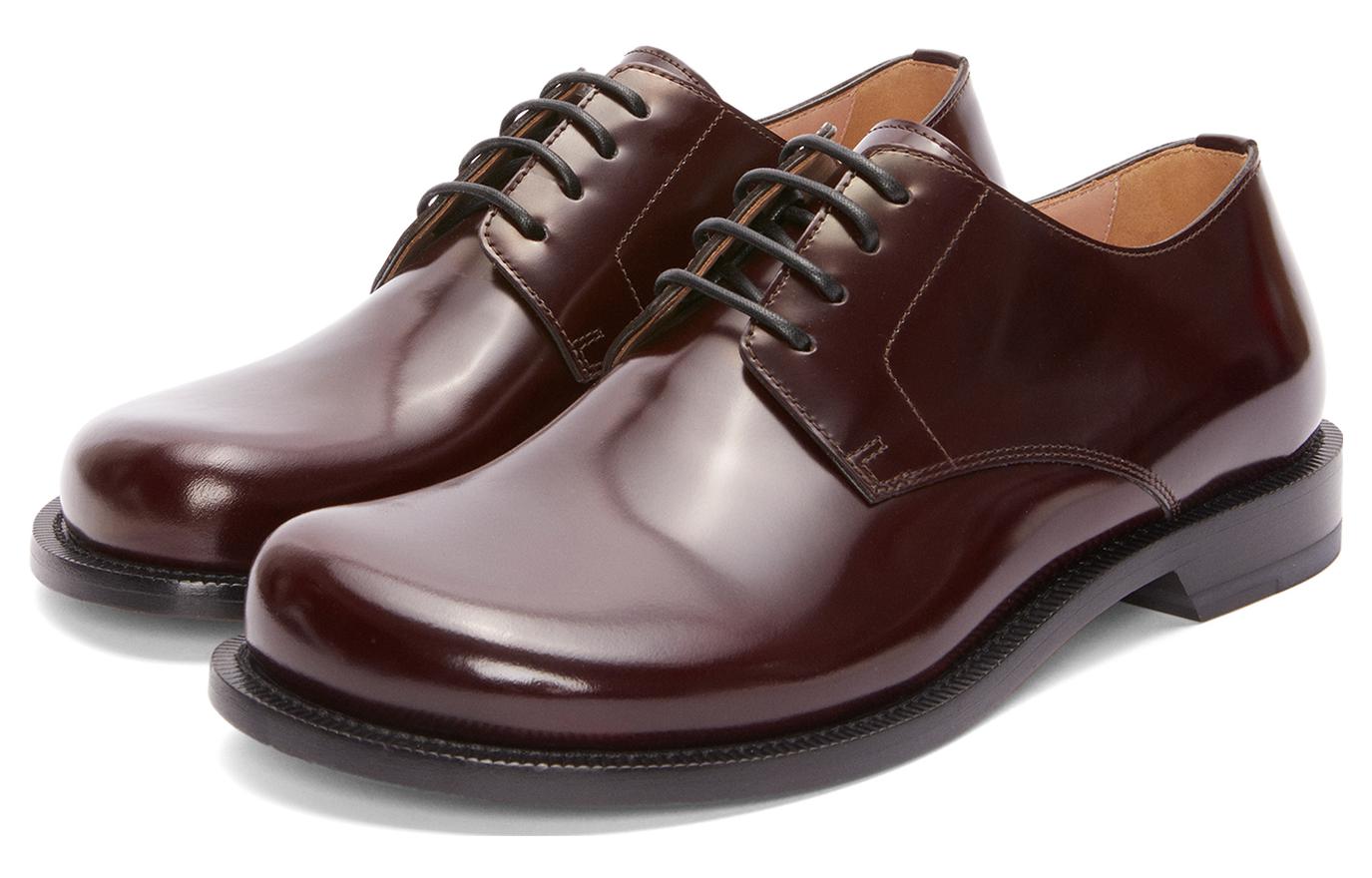 LOEWE Leather Oxford 'Deep Red' 圖 3
