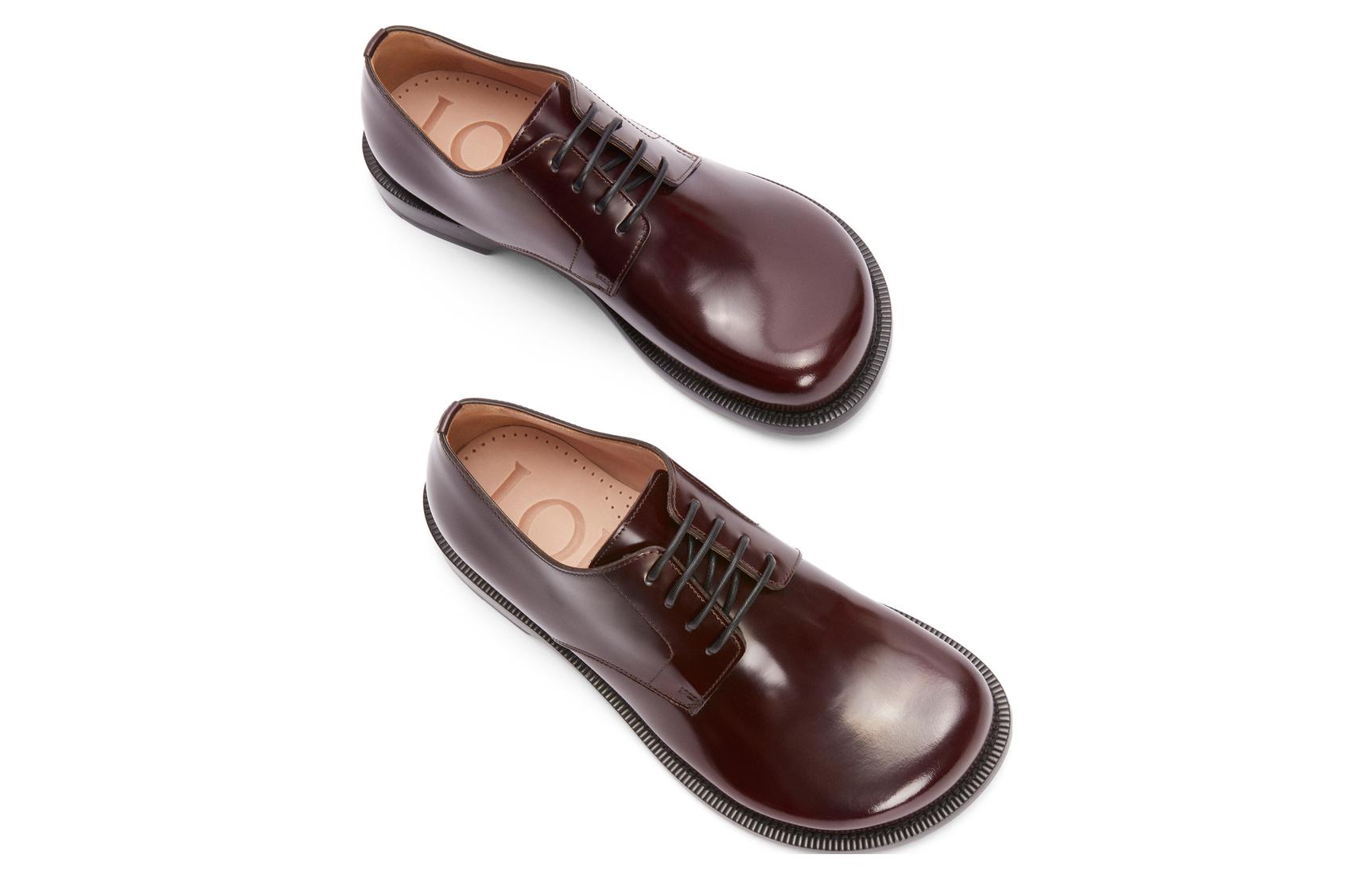 LOEWE Leather Oxford 'Deep Red' 圖 4