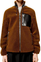 Purchase LOEWE 皮革口袋拉链立领夹克 H526330XAB-3154