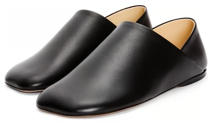 LOEWE 黑色皮革便鞋 M816Q59X07-1100 Lookbook LOEWE 黑色皮革便鞋 M816Q59X07-1100