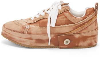 LOEWE Leather Sneaker 'Carved Button Brown' M816282X79-2530 LOEWE Leather Sneaker 'Carved Button Brown' M816282X79-2530