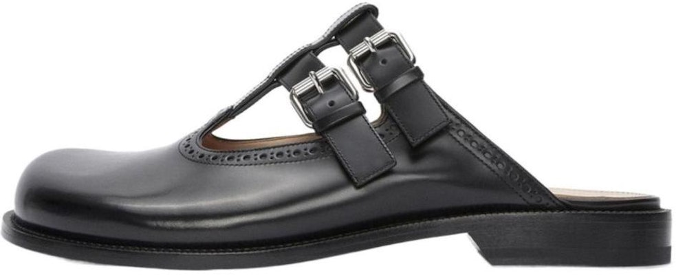 LOEWE Loafer Slide 'Black Leather' M816379X12-1100 Buy LOEWE Loafer Slide 'Black Leather' M816379X12-1100