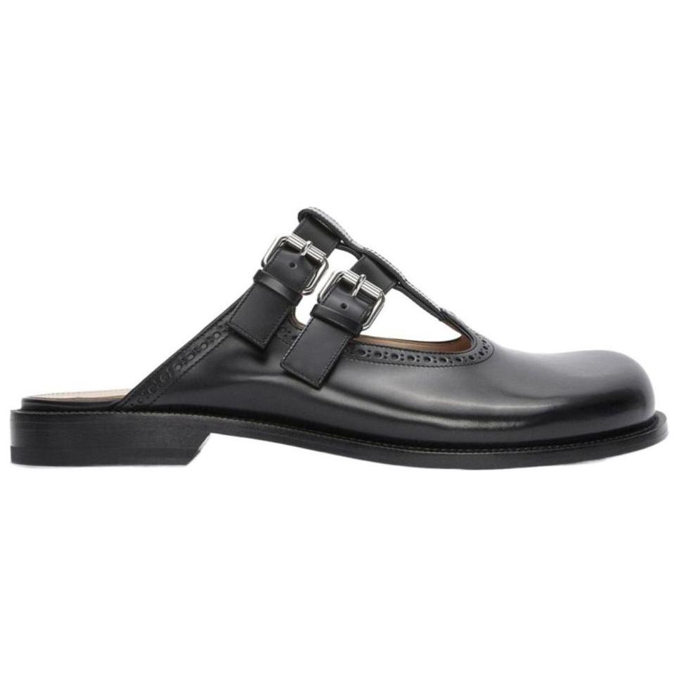 Order LOEWE Selipar Loafer 'Kulit Hitam' M816379X12-1100