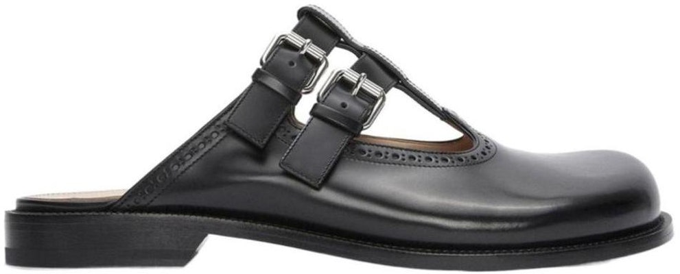 LOEWE Loafer Slide 'Black Leather' M816379X12-1100 Order LOEWE Loafer Slide 'Black Leather' M816379X12-1100