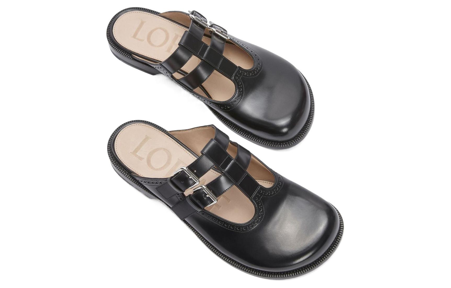 Purchase LOEWE Selipar Loafer 'Kulit Hitam' M816379X12-1100