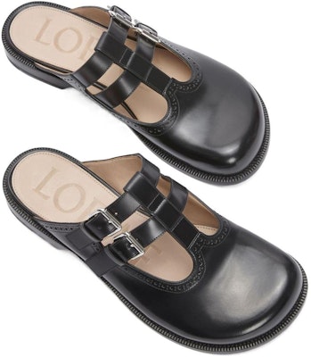 LOEWE Loafer Slide 'Black Leather' M816379X12-1100 Purchase LOEWE Loafer Slide 'Black Leather' M816379X12-1100