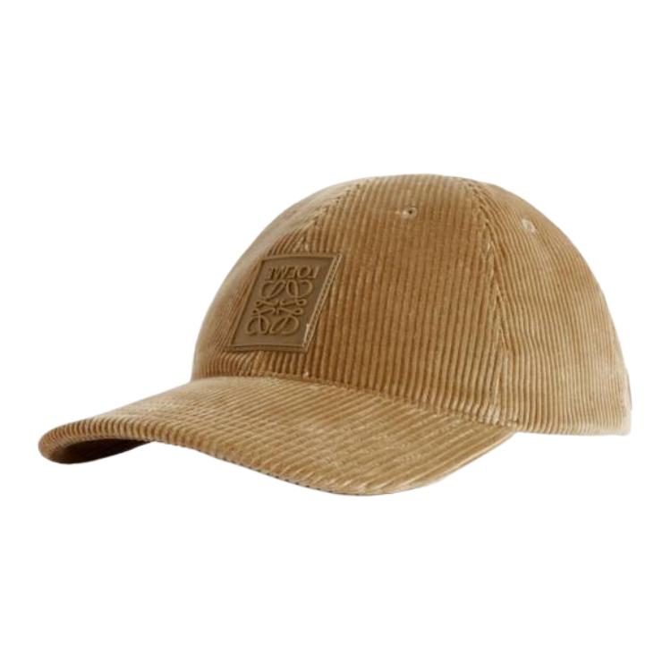 LOEWE Logo Cotton Baseball Cap Beige . K820358X220