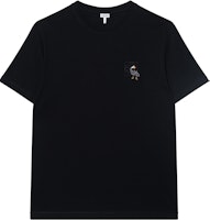 LOEWE Logo Embroidered Crewneck T-Shirt Black H526Y22XAP-1100 LOEWE Logo Embroidered Crewneck T-Shirt Black H526Y22XAP-1100