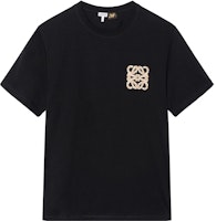 LOEWE Logo Embroidered Loose Fit Crew Neck T-Shirt SS24 Black. H616Y22X67-1100 LOEWE Logo Embroidered Loose Fit Crew Neck T-Shirt SS24 Black. H616Y22X67-1100