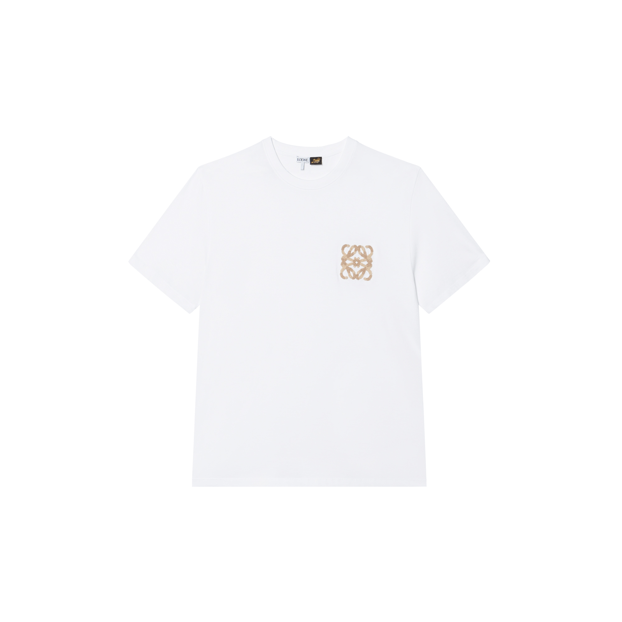 LOEWE Logo Embroidered Oversized Crewneck T-Shirt SS24  White H616Y22X67-2100