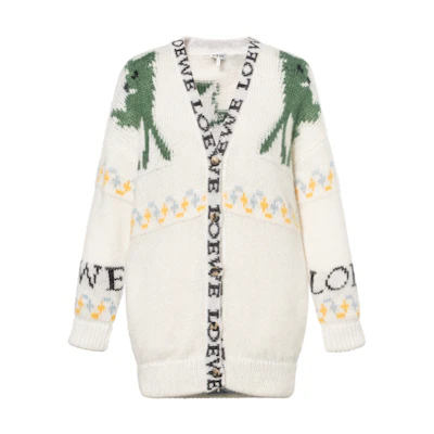 LOEWE Logo Knit Sweater Unisex Light Brown S3298350SM