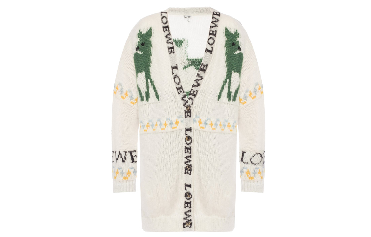 Order LOEWE 标志设计针织毛衣 男女同款 浅棕色 S3298350SM