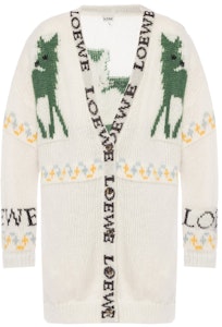 LOEWE Logo Knit Sweater Unisex Coklat Muda S3298350SM Order LOEWE Logo Knit Sweater Unisex Coklat Muda S3298350SM