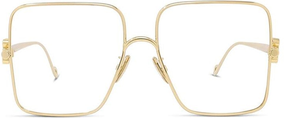 LOEWE 男士金色方形光学眼镜 LW50038U Lookbook LOEWE 男士金色方形光学眼镜 LW50038U
