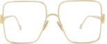 Lookbook LOEWE 男士金色方形光学眼镜 LW50038U