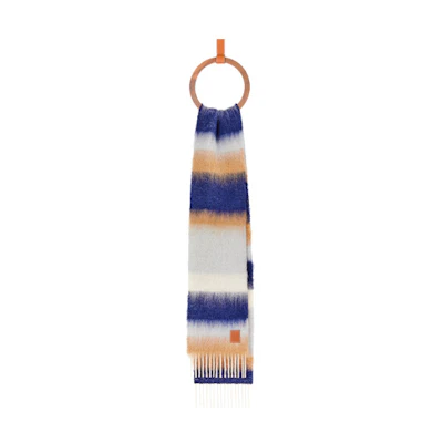 LOEWE Logo Tassel Wool & Mohair Scarf Unisex F000487XDW-5387