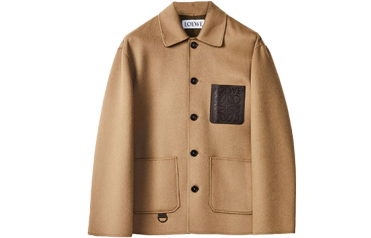 LOEWE Loose Fit Utility Jacket Brown H526Y02W14-2277