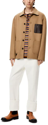 ロエベ ルーズフィット ユーティリティジャケット ブラウン H526Y02W14-2277 Lookbook ロエベ ルーズフィット ユーティリティジャケット ブラウン H526Y02W14-2277