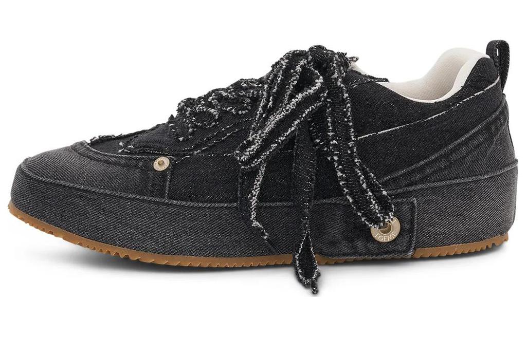 LOEWE Low-Top Denim Sneakers 'Grey' M816282X76-1805