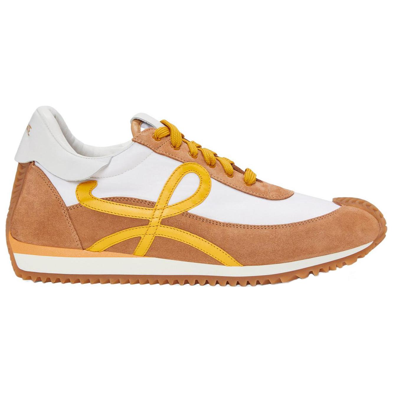 Order LOEWE Kasut Rendah Kulit Lace-Up 'Tan' M816282XA8-6682